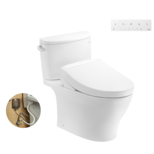 Bồn cầu 2 khối TOTO CS767RW25 nắp rửa điện tử WASHLET S5 TCF34461GAA