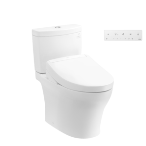 Bồn cầu 2 khối TOTO CS769CDRW25 nắp rửa điện tử WASHLET S5 TCF34461GAA giấu dây