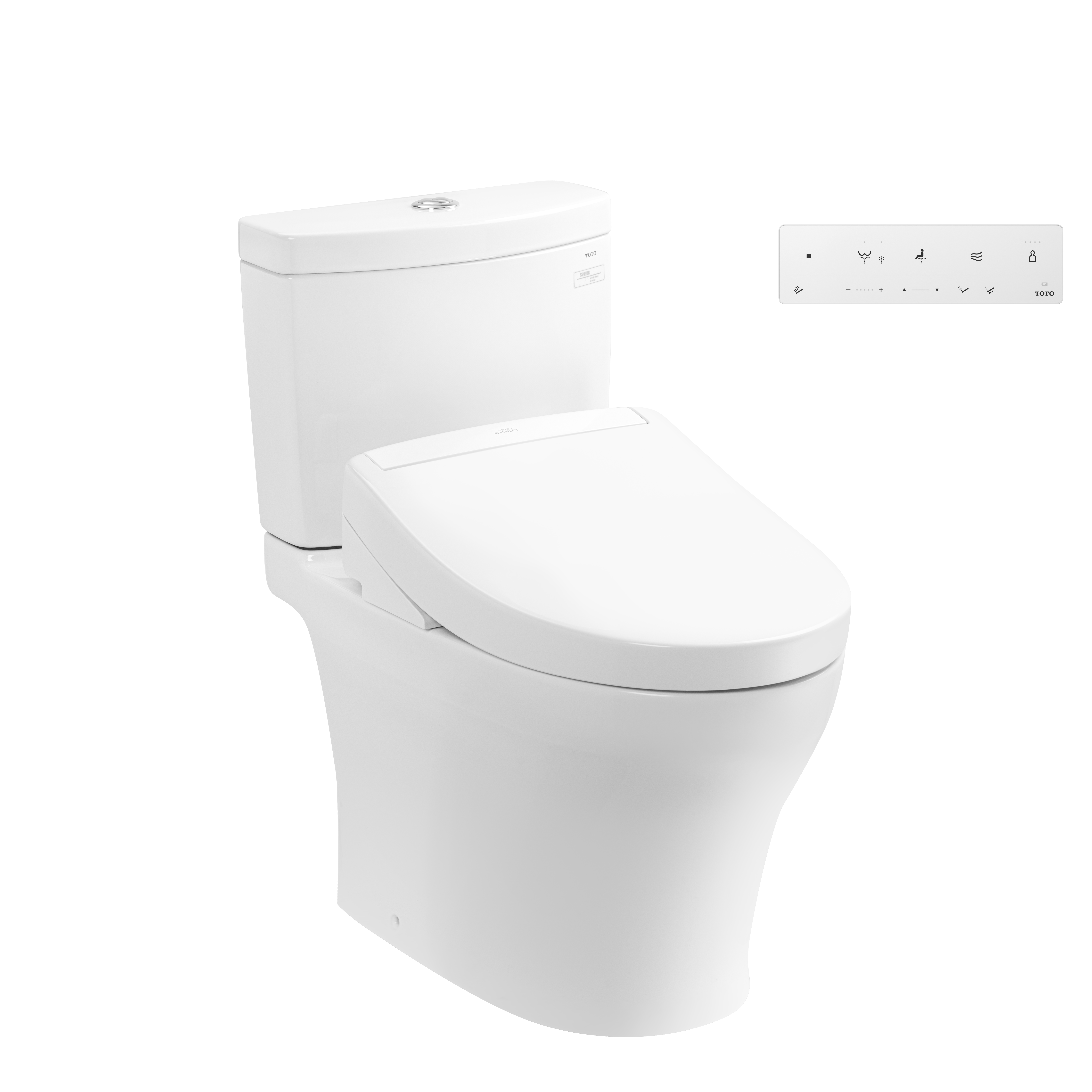 Bồn cầu 2 khối TOTO CS769CDRW25 nắp rửa điện tử WASHLET S5 TCF34461GAA giấu dây