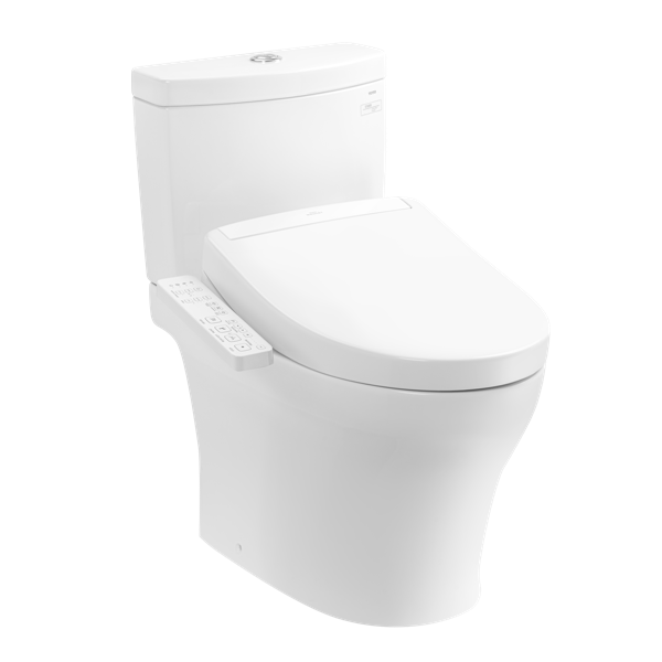 Bồn cầu 2 khối TOTO CS769CDRW24 nắp rửa điện tử WASHLET S2 TCF33461GAA giấu dây