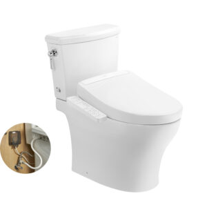 Bồn cầu 2 khối TOTO CS986GW24 nắp rửa điện tử WASHLET S2 TCF33461GAA