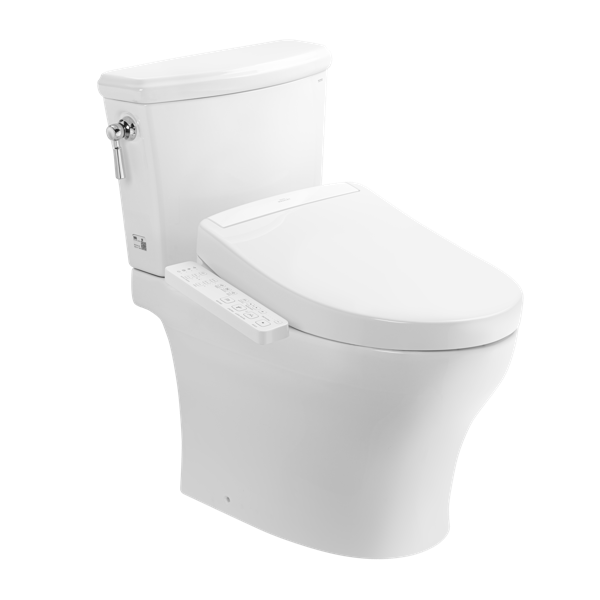 Bồn cầu 2 khối TOTO CS986CGW24 nắp rửa điện tử WASHLET S2 TCF33461GAA giấu dây