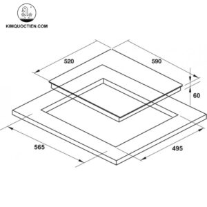 Bếp Từ 3 Vùng Nấu HC-I6032B Hafele (533.09.901)
