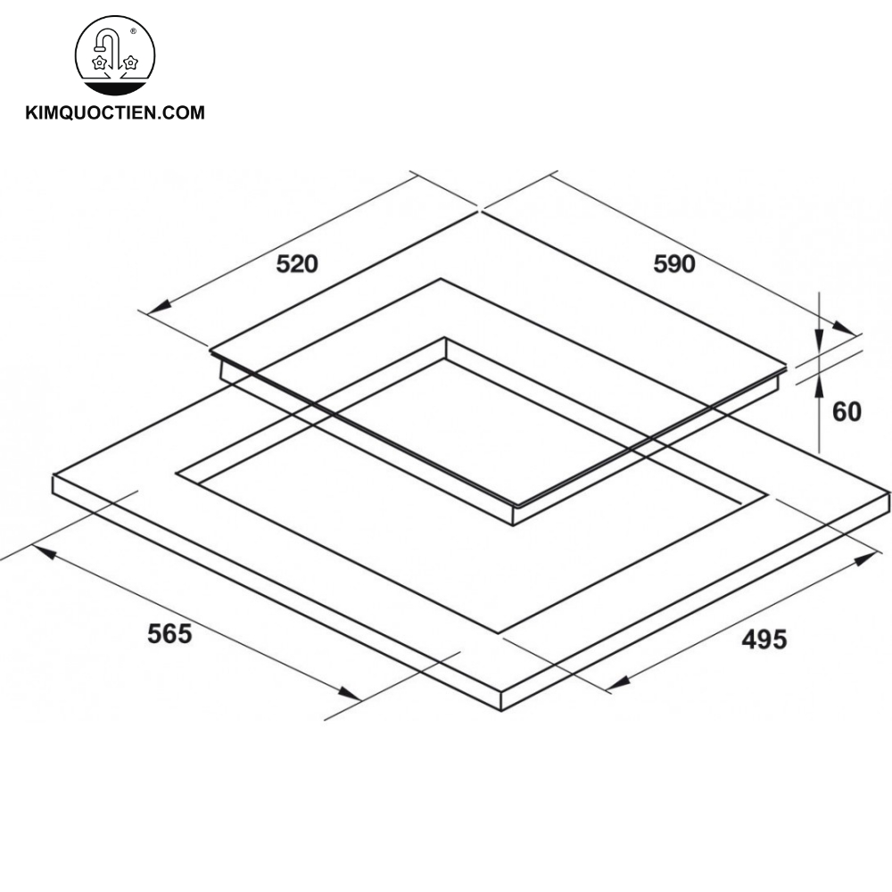 Bếp Từ 3 Vùng Nấu HC-I6032B Hafele (533.09.901)