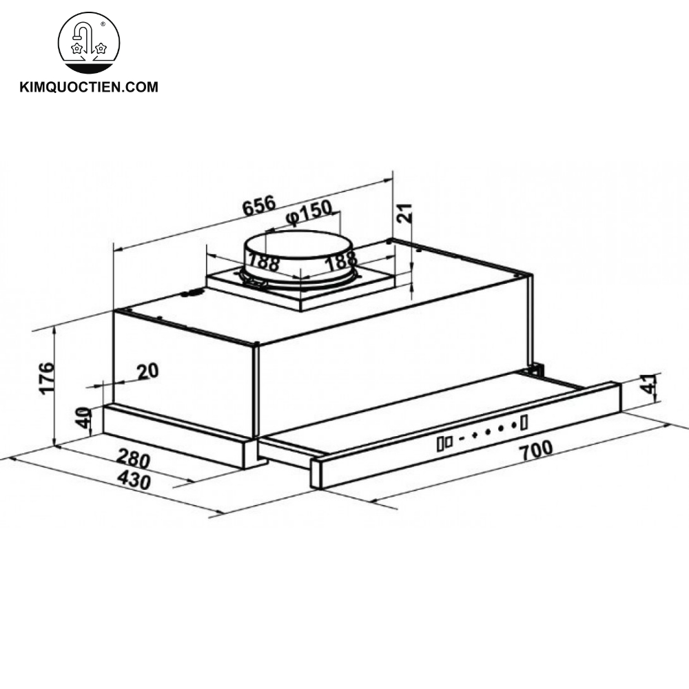 Bếp từ lắp âm 2 vùng nấu Hafele HC-I73243B