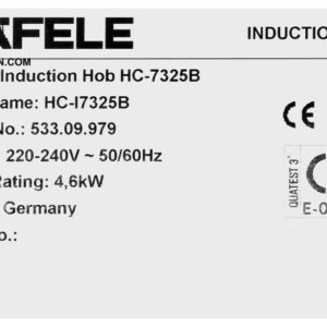 Bếp từ đôi âm Hafele HC-I7325B (533.09.979)
