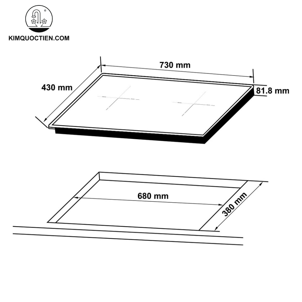 Bếp từ 2 vùng nấu Hafele HC-I7365B (536.61.365)