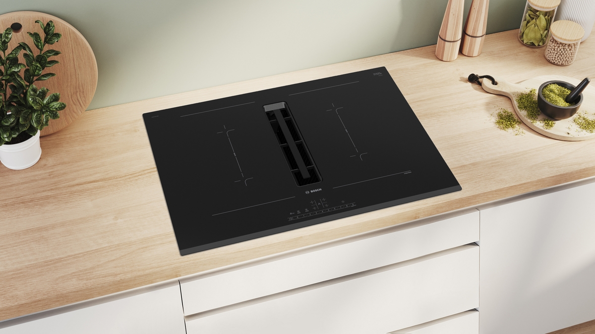 Bếp từ kết hợp hút mùi Bosch PVQ731F15E