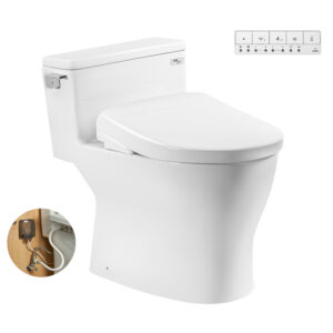Bồn cầu 1 khối TOTO MS188VKW23 nắp rửa điện tử WASHLET S7 TCF47360GAA