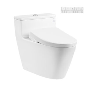 Bồn cầu 1 khối TOTO MS625CDW23 nắp rửa điện tử WASHLET S7 TCF47360GAA giấu dây