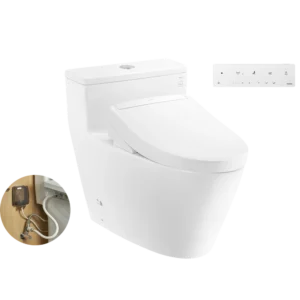 Bồn cầu 1 khối TOTO MS625DW25 nắp rửa điện tử WASHLET S5 TCF34461GAA