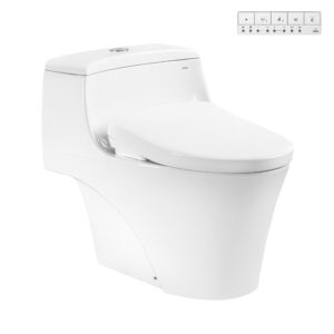 Bồn cầu 1 khối TOTO MS823CDRW23 nắp rửa điện tử WASHLET S7 TCF47360GAA giấu dây