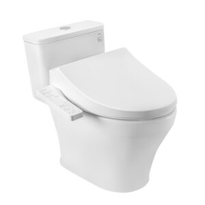 Bồn cầu 1 khối TOTO MS857CDW26 nắp rửa điện tử WASHLET S1 TCF23661GAA giấu dây