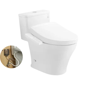 Bồn cầu 1 khối TOTO MS857DW24 nắp rửa điện tử WASHLET S2 TCF33461GAA