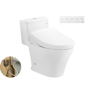 Bồn cầu 1 khối TOTO MS857DW25 nắp rửa điện tử WASHLET S5 TCF34461GAA