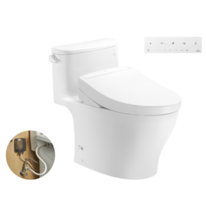 Bồn cầu 1 khối TOTO MS887RW25 nắp rửa điện tử WASHLET S5 TCF34461GAA
