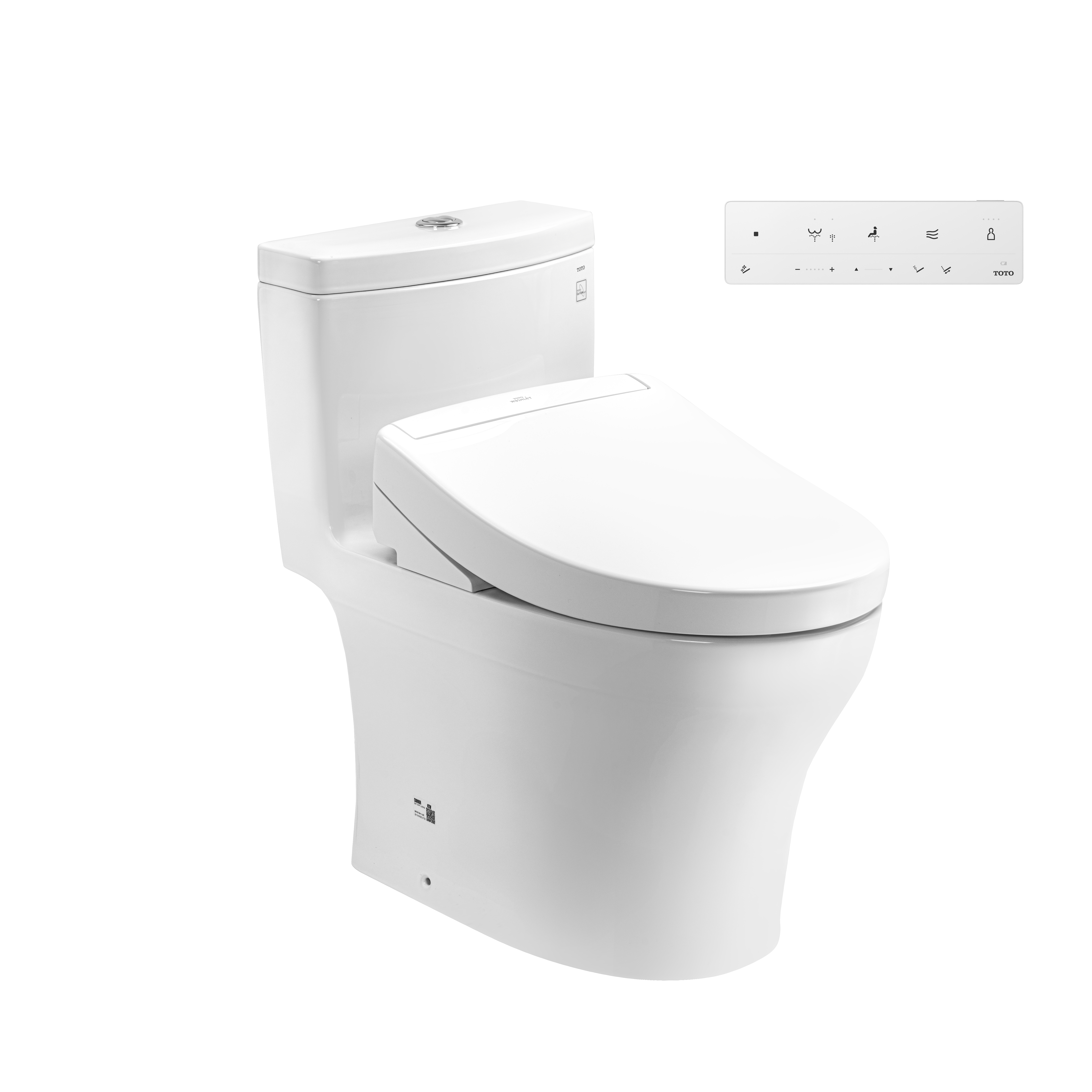 Bồn cầu 1 khối TOTO MS889CDRW25 nắp rửa điện tử WASHLET S5 TCF34461GAA giấu dây