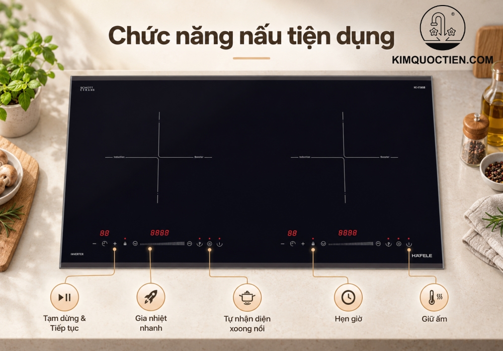 Bếp từ 2 vùng nấu Hafele HC-I7365B (536.61.365)
