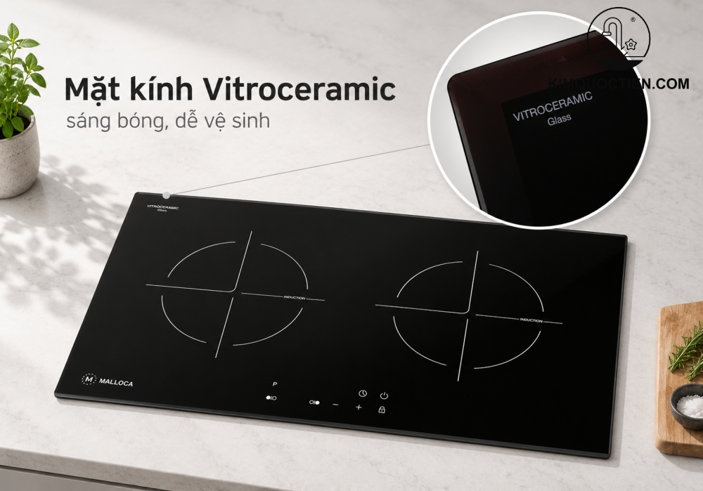 Bếp từ 2 vùng nấu Malloca MH7320I