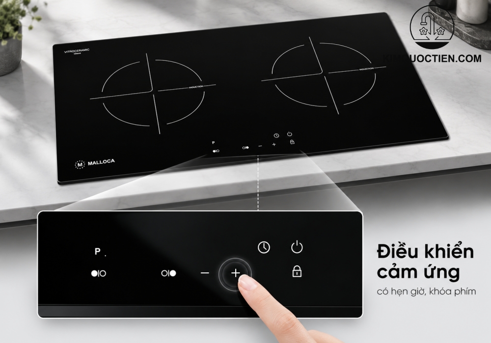 Bếp từ 2 vùng nấu Malloca MH7320I