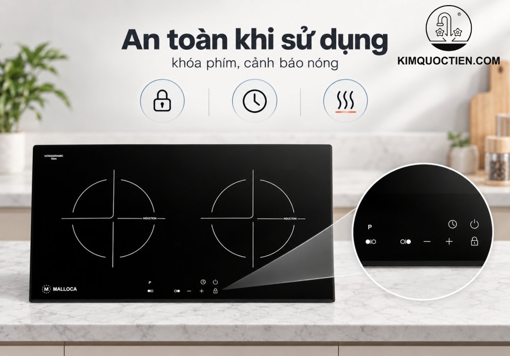 Bếp từ 2 vùng nấu Malloca MH7320I