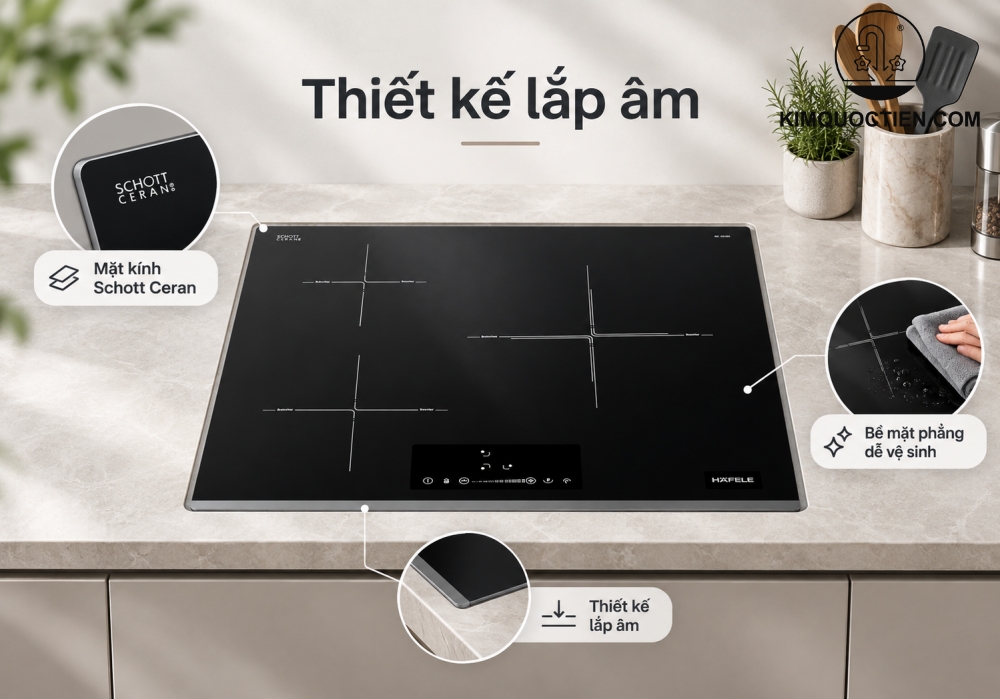 Bếp Từ 3 Vùng Nấu Hafele HC-I6032B (533.09.901)