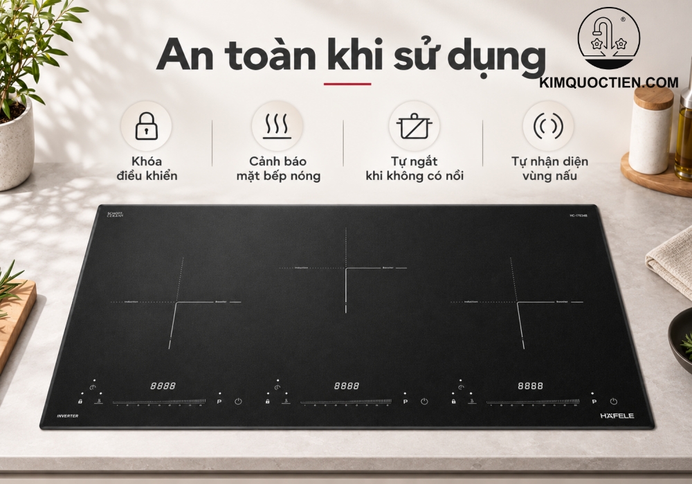 Bếp từ 3 vùng nấu lắp âm Hafele HC-I7834B (536.61.719)