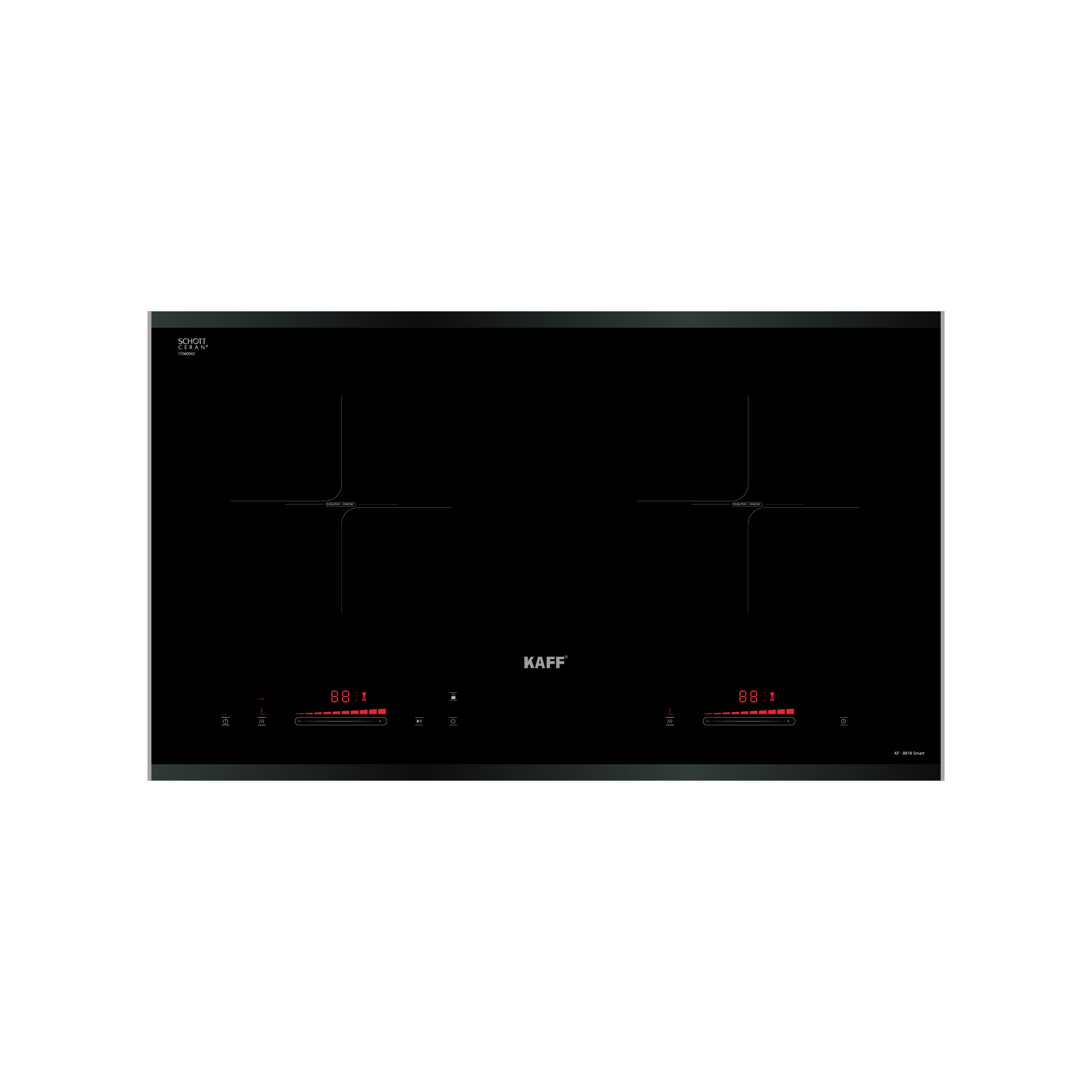 Bếp từ đôi KAFF KF-8818 SMART New 2026