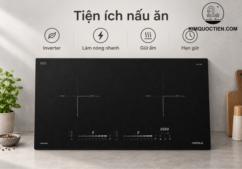 Bếp từ lắp âm 2 vùng nấu Hafele HC-I73244B (536.61.717)