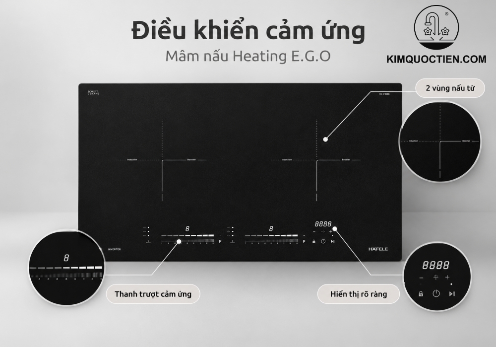 Bếp từ lắp âm 2 vùng nấu Hafele HC-I73244B (536.61.717)