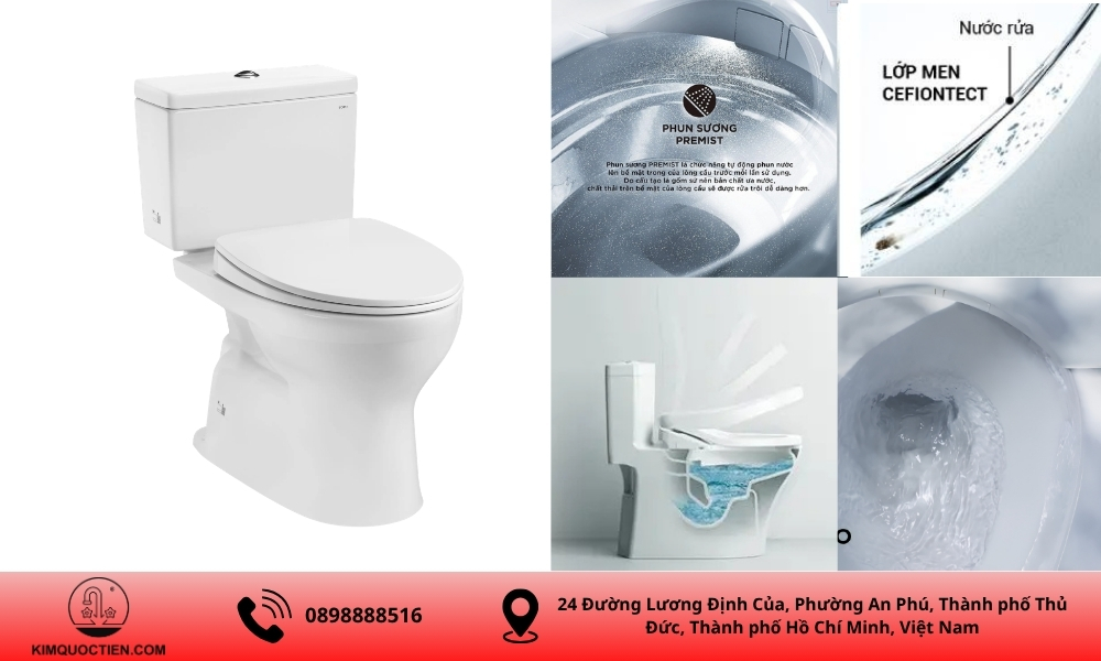 bồn cầu toto 2 khối