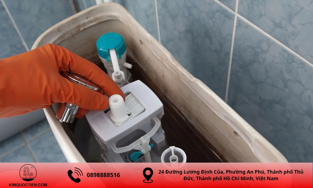 bồn cầu TOTO xả nước yếu