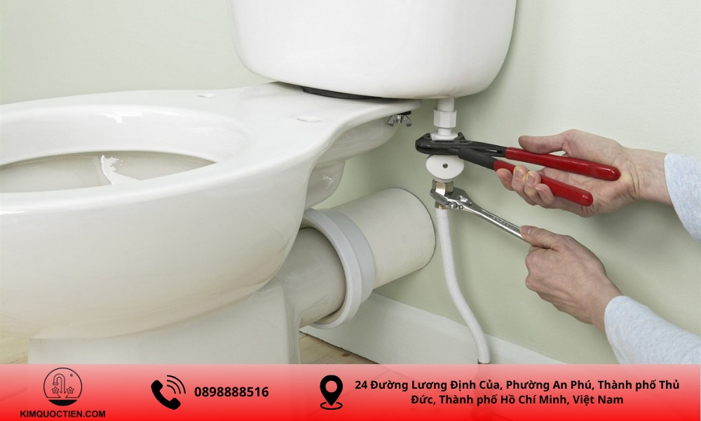 bồn cầu TOTO xả nước yếu