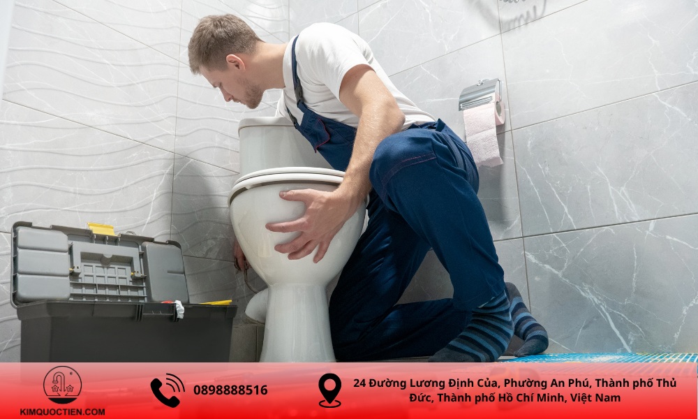 bồn cầu TOTO xả nước yếu