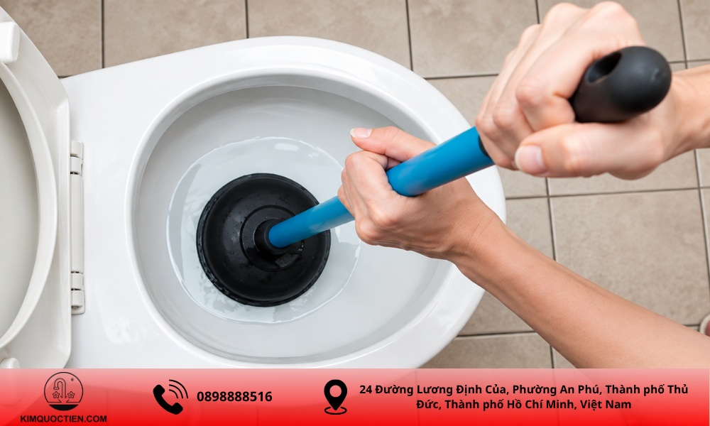 bồn cầu TOTO xả nước yếu