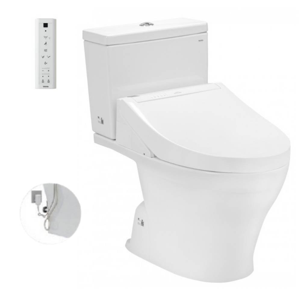 Bồn cầu 2 khối TOTO CS326DW14 nắp rửa điện tử WASHLET C5 TCF24410AAA