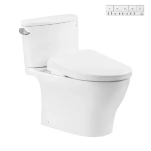 Bồn cầu 2 khối TOTO CS767CRW23 nắp rửa điện tử WASHLET S7 TCF47360GAA giấu dây