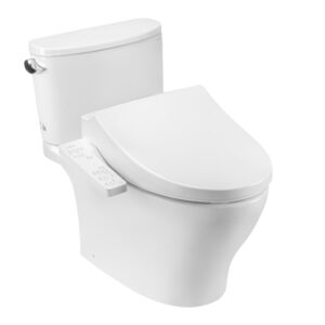 Bồn cầu 2 khối TOTO CS767CRW26 nắp rửa điện tử WASHLET S1 TCF23661GAA giấu dây