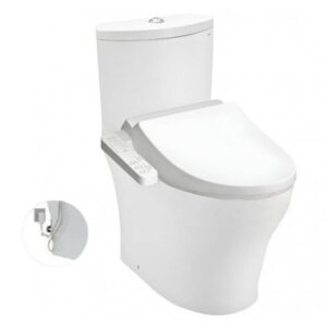 Bồn cầu 2 khối TOTO CS838DW18 nắp rửa điện tử WASHLET C2 cơ bản TCF23710AAA