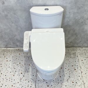 Bồn cầu 2 khối TOTO CS838DW18 nắp rửa điện tử WASHLET C2 cơ bản TCF23710AAA