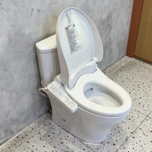 Bồn cầu 2 khối TOTO CS838DW18 nắp rửa điện tử WASHLET C2 cơ bản TCF23710AAA