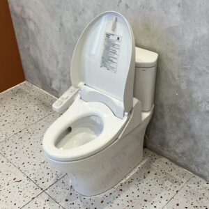Bồn cầu 2 khối TOTO CS838DW18 nắp rửa điện tử WASHLET C2 cơ bản TCF23710AAA