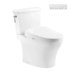 Bồn cầu 2 khối TOTO CS986CGW23 nắp rửa điện tử WASHLET S7 TCF47360GAA giấu dây