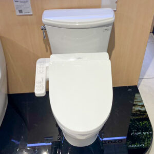 Bồn cầu 2 khối TOTO CS986GW18 nắp rửa điện tử WASHLET C2 cơ bản TCF23710AAA