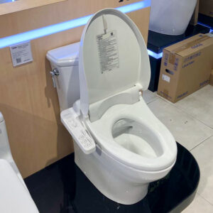 Bồn cầu 2 khối TOTO CS986GW18 nắp rửa điện tử WASHLET C2 cơ bản TCF23710AAA