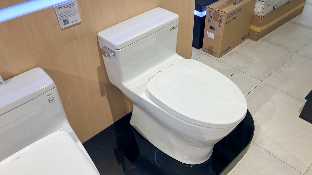 Bồn cầu 1 khối TOTO MS188VKT3 nắp đóng êm TC385VS