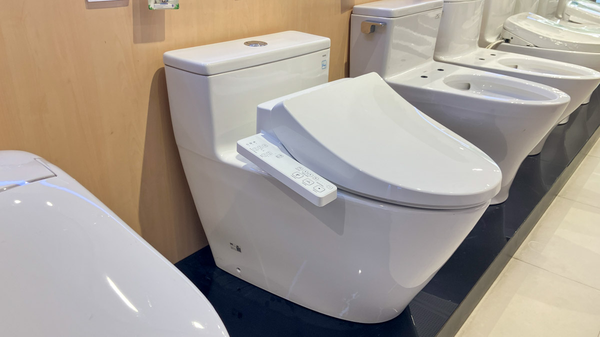 Bồn cầu 1 khối TOTO MS625CDW26 nắp rửa điện tử WASHLET S1 TCF23661GAA giấu dây