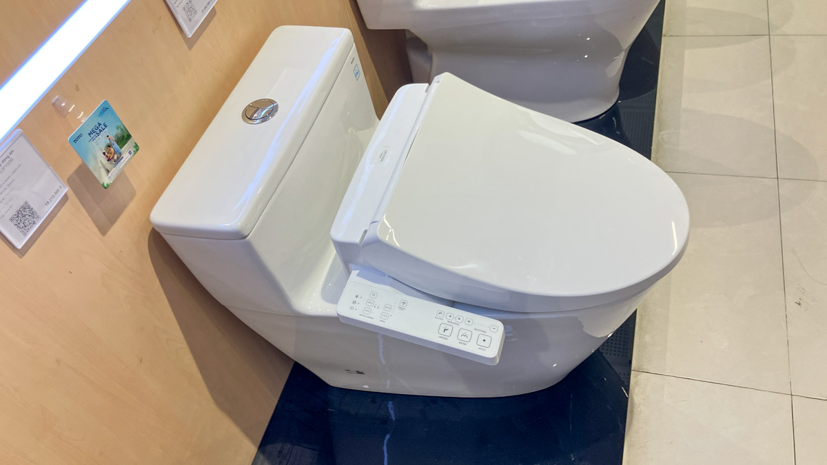 Bồn cầu 1 khối TOTO MS625CDW26 nắp rửa điện tử WASHLET S1 TCF23661GAA giấu dây