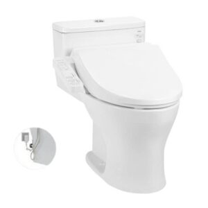 Bồn cầu 1 khối TOTO MS855DW18 nắp rửa điện tử WASHLET C2 cơ bản TCF23710AAA