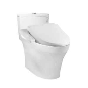 Bồn cầu 1 khối TOTO MS885DW18 nắp rửa điện tử WASHLET C2 cơ bản TCF23710AAA